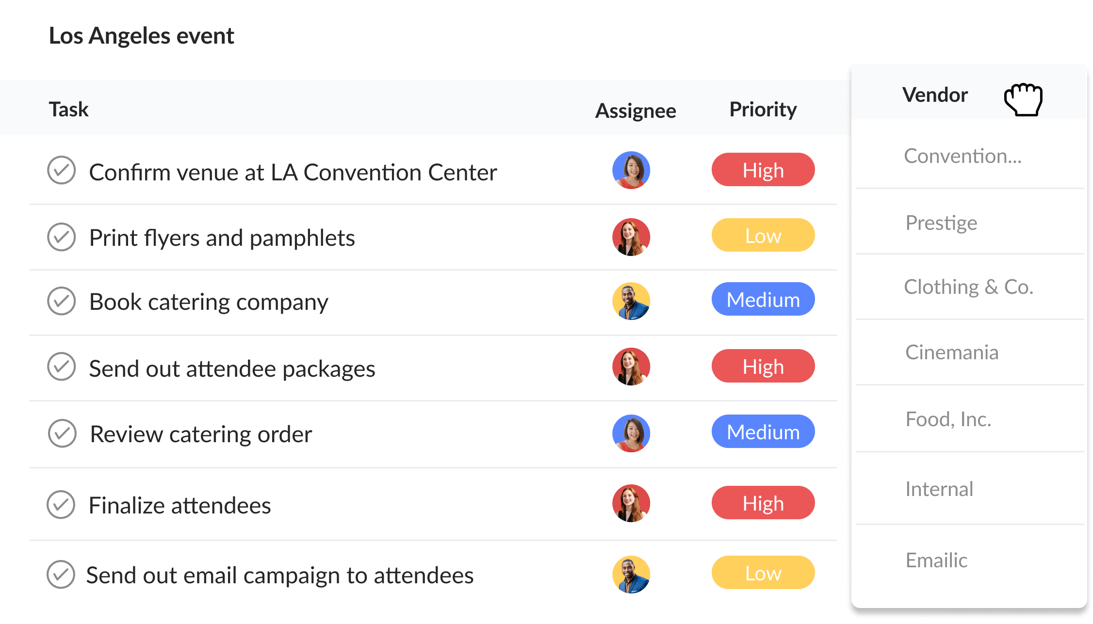 Build personalized lists for any project