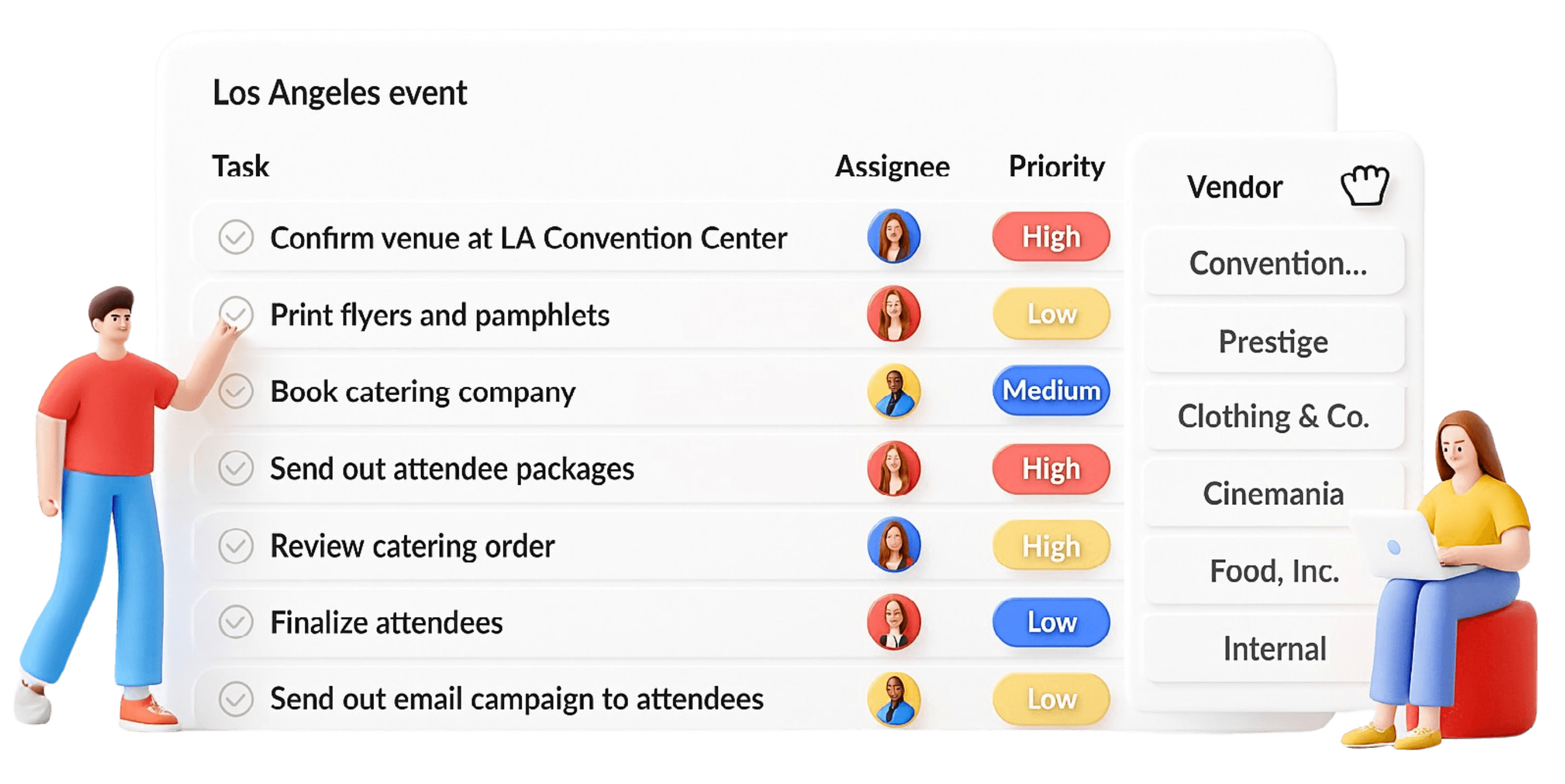 Build personalized lists for any project